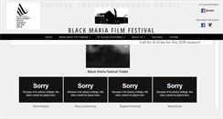 Desktop Screenshot of blackmariafilmfestival.org